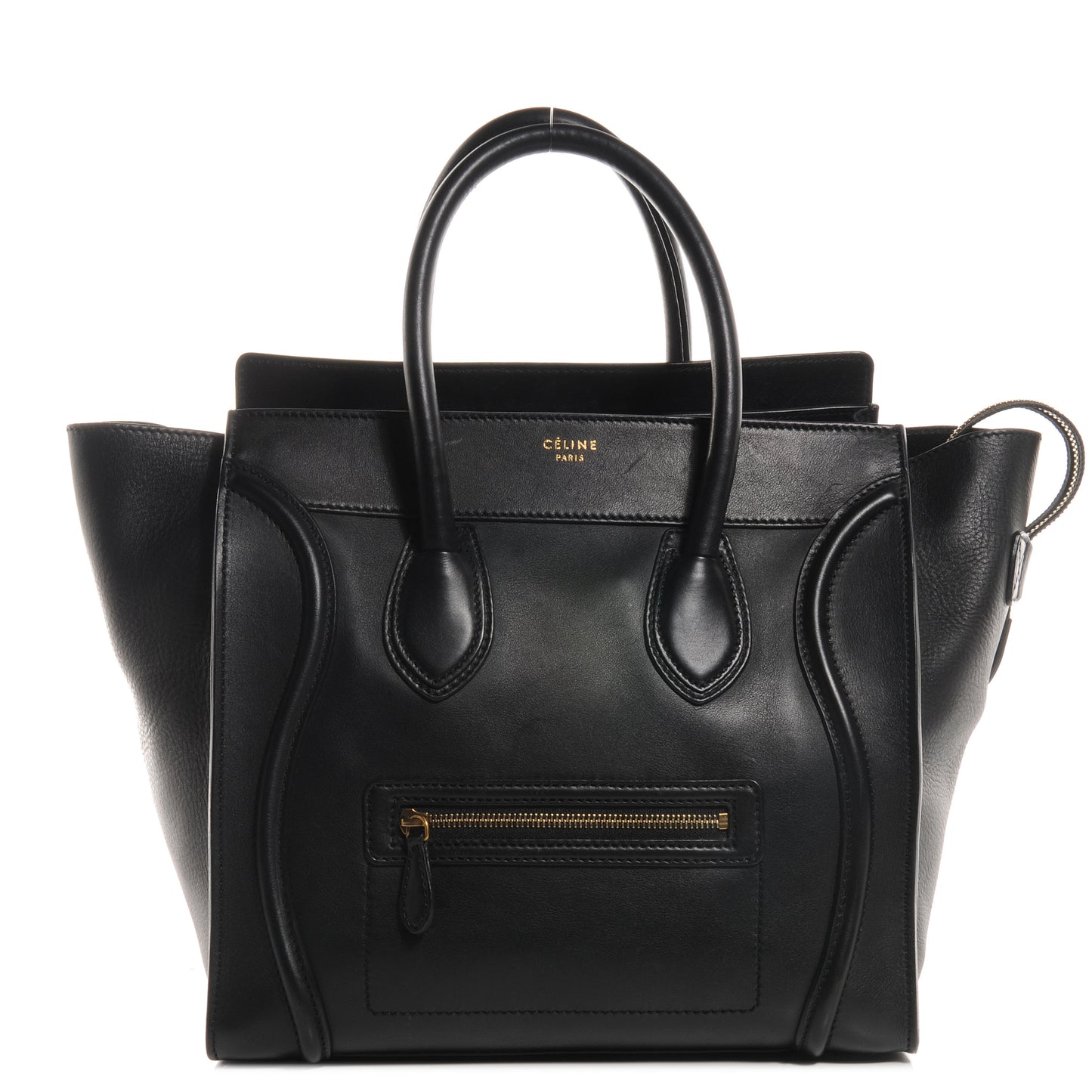 Smooth Calfskin Mini Luggage Black