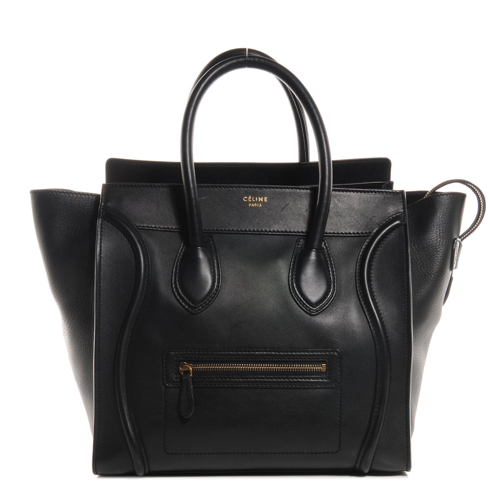 Celine Smooth Calfskin Mini Luggage Black 1 of 9