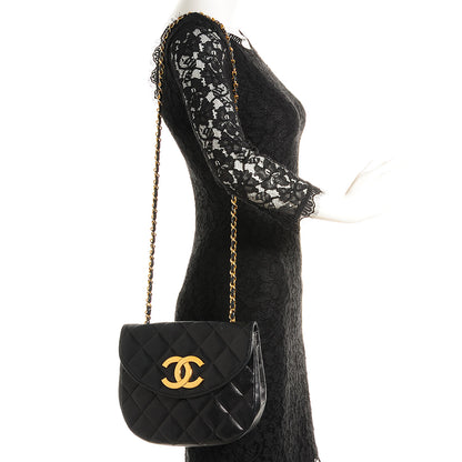 Chanel Quilted Lambskin Small Single Flap Black 2 of 8