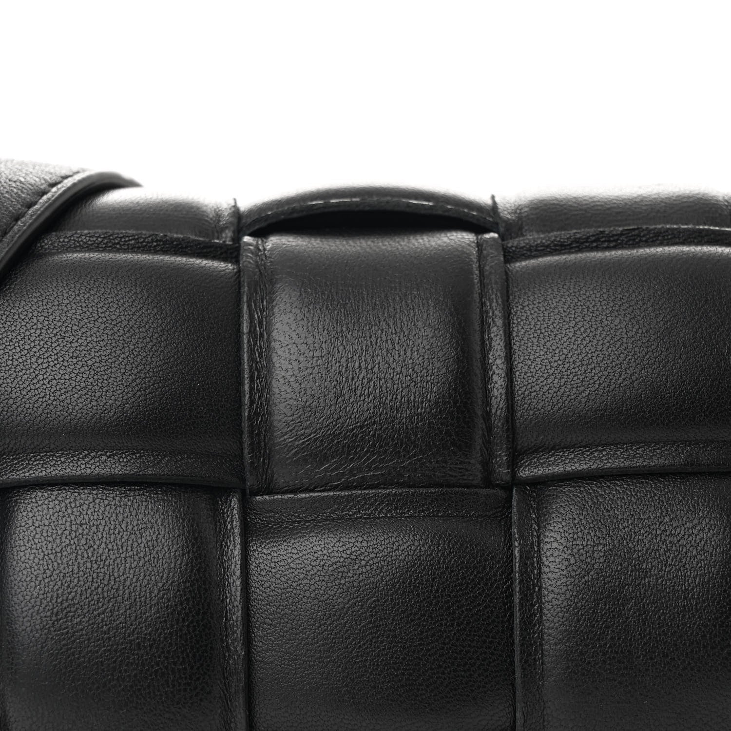 Bottega Veneta Nappa Maxi Intreccio Small Padded Cassette Crossbody Bag Black 7 of 10