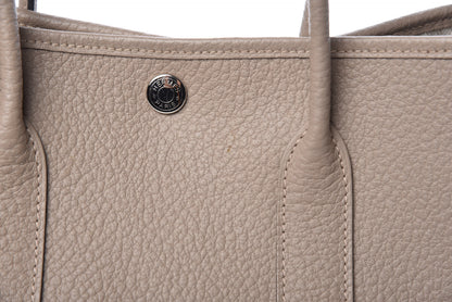Hermes Vache Country Garden Party TPM 30 Gris Tourterelle 13 of 15
