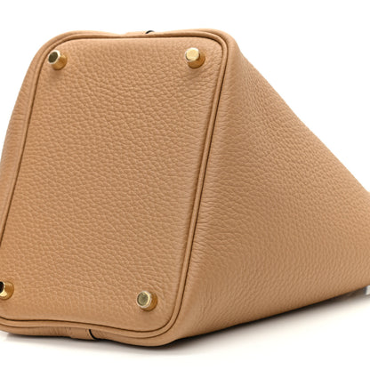 Hermes Taurillon Clemence Picotin Lock 18 PM Chai 8 of 8