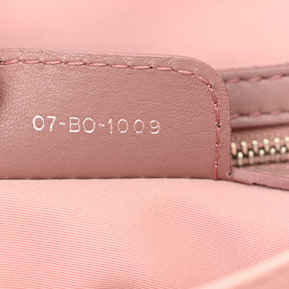 Christian Dior Satin Cannage Charming Small Lock Flap Shoulder Bag Pink 7 of 14