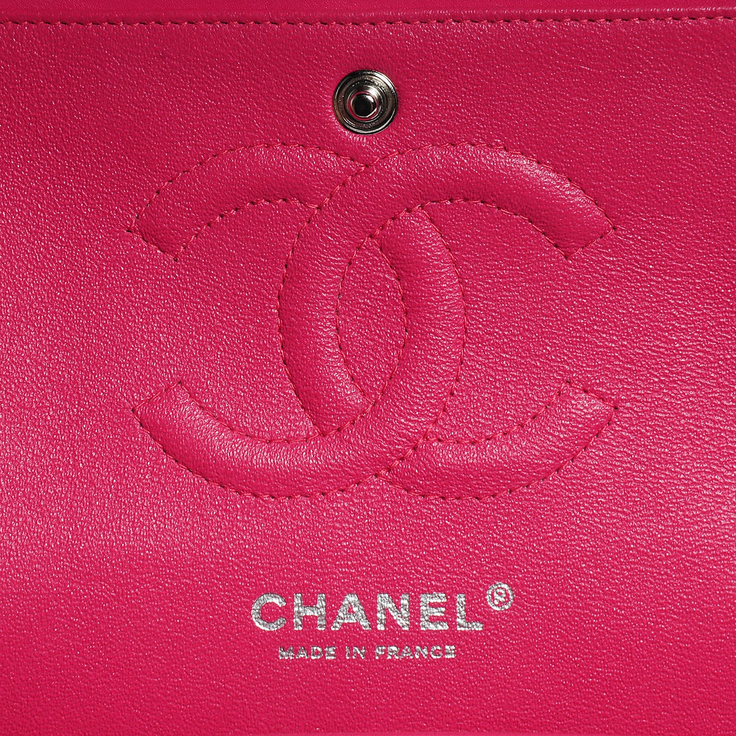 Chanel Patent Quilted Medium Double Flap Fuchsia 8 of 9