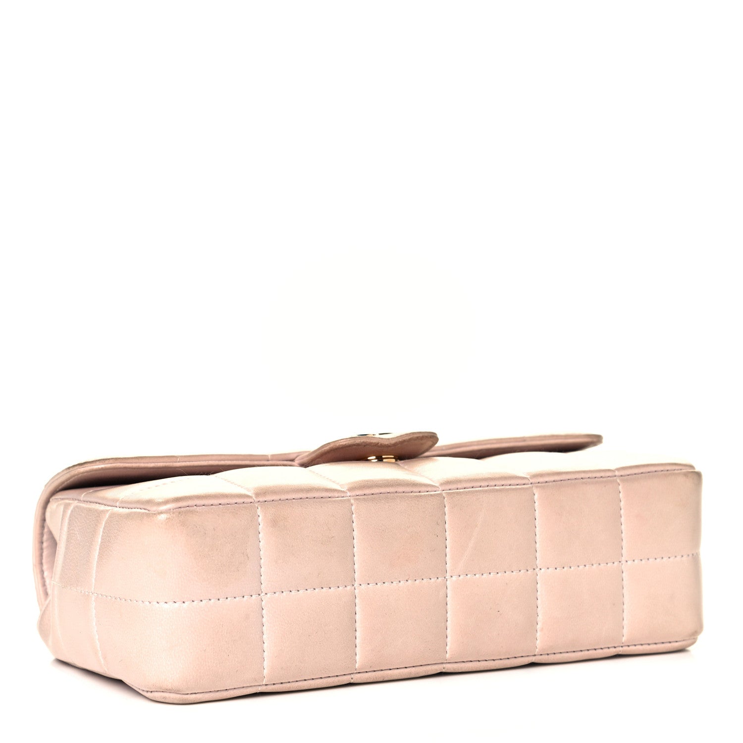 Chanel Lambskin Quilted Mini Chocolate Bar Camellia Flap Pink 3 of 15
