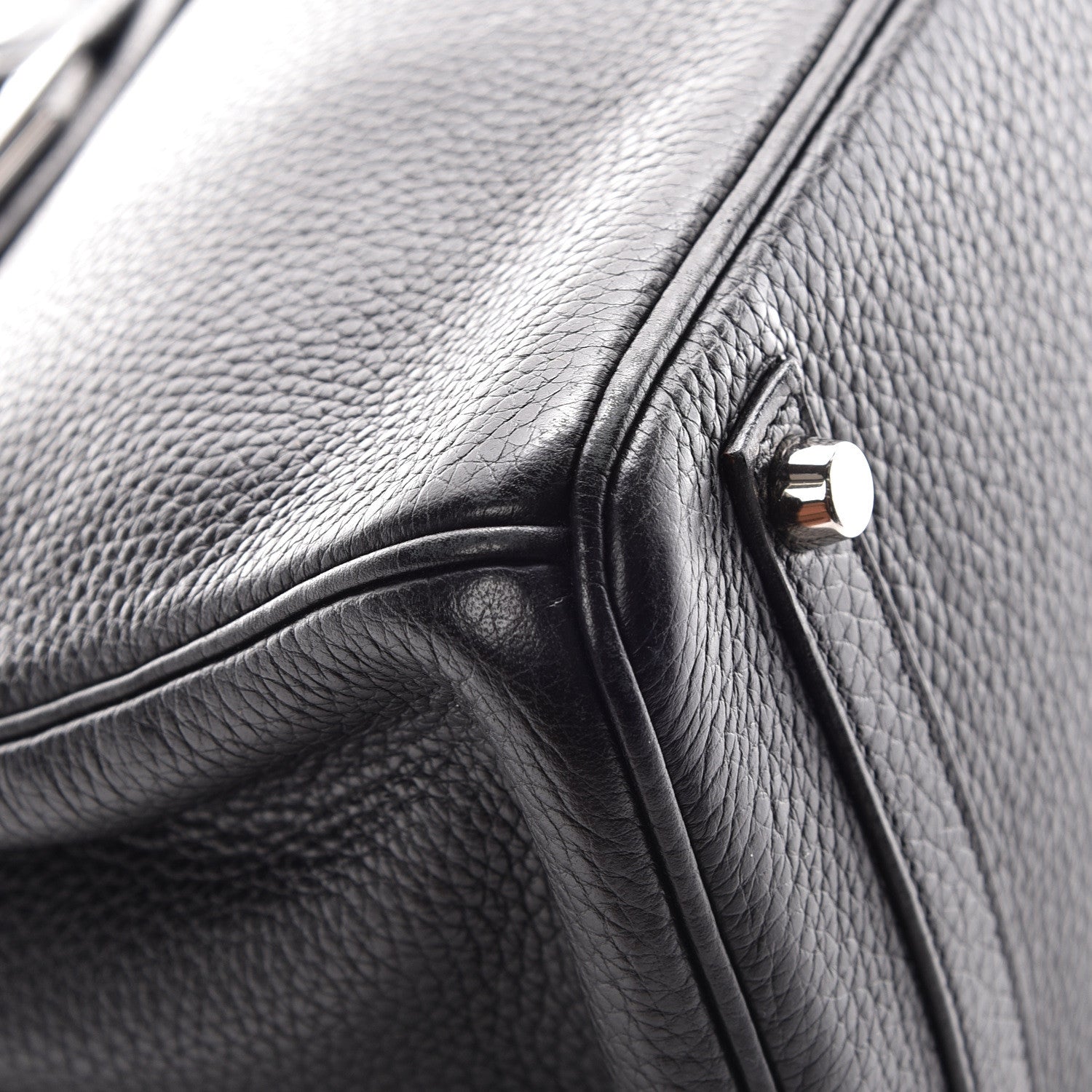 Hermes Taurillon Clemence Birkin 30 Black 40 of 42