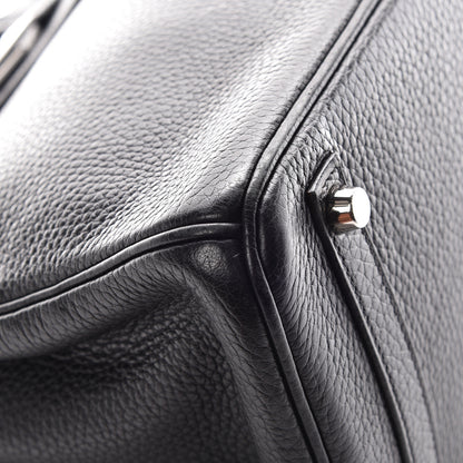 Hermes Taurillon Clemence Birkin 30 Black 40 of 42
