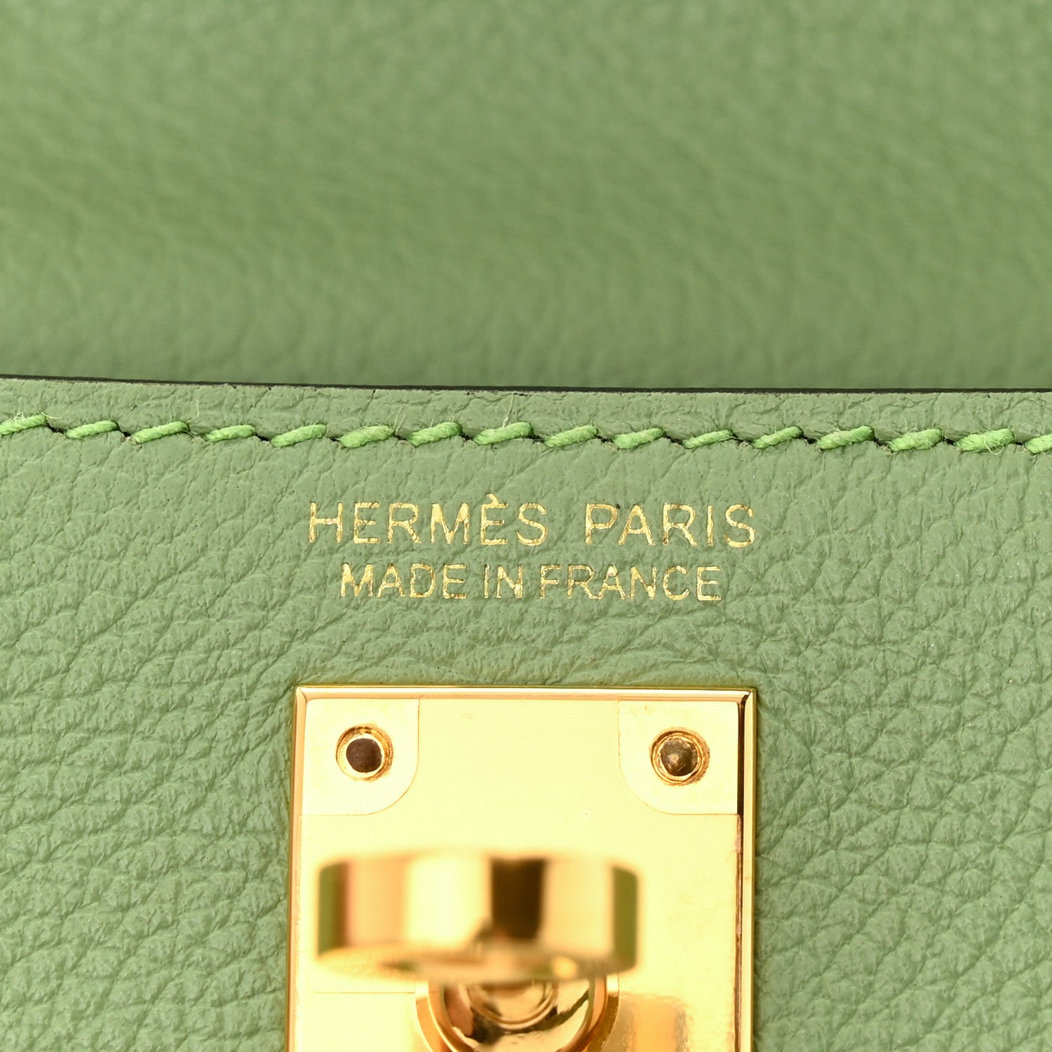 Hermes Evercolor Kelly Danse II Belt Bag Vert Criquet 6 of 13