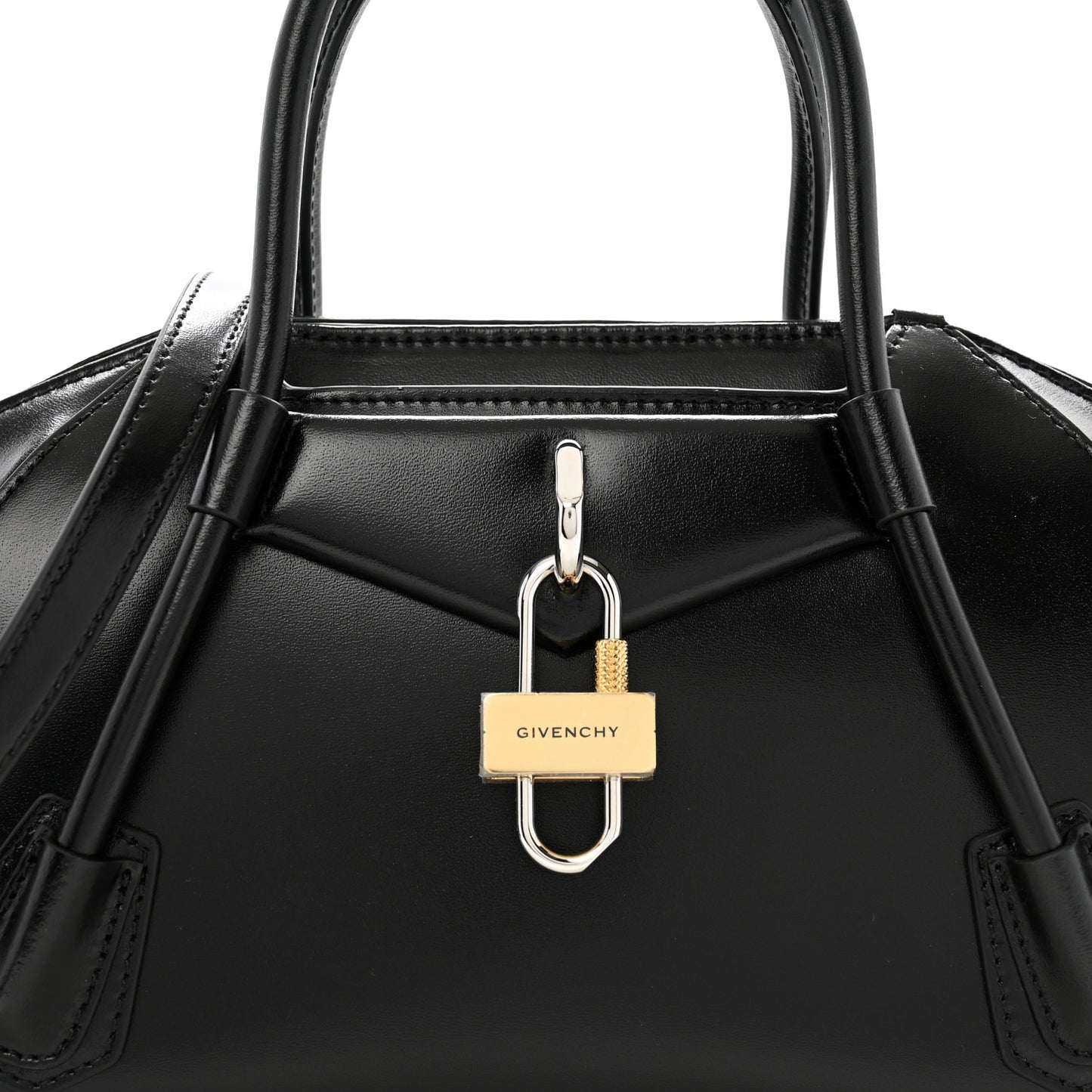 Box Calfskin Mini Antigona Stretch Black