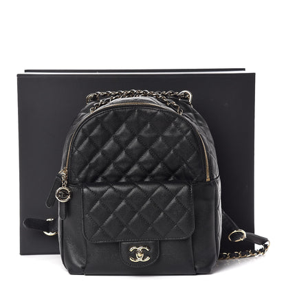 Chanel Caviar Quilted Large CC Day Backpack Black 11 of 11