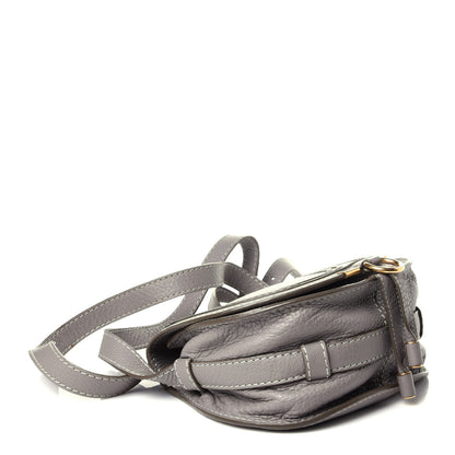Chloe Calfskin Mini Marcie Round Crossbody Bag Cashmere Grey 4 of 11