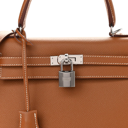 Hermes Epsom Kelly Sellier 25 Gold 8 of 11