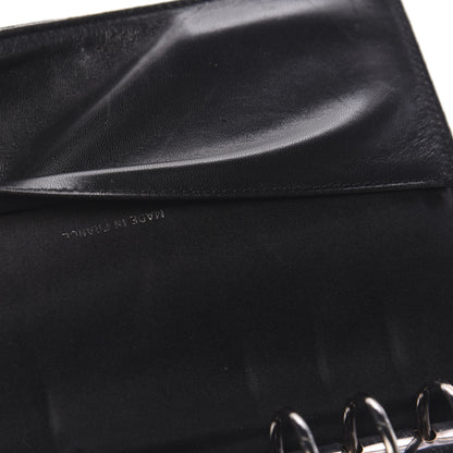 Chanel Nylon Travel Small Ring Agenda Planner Black 6 of 14