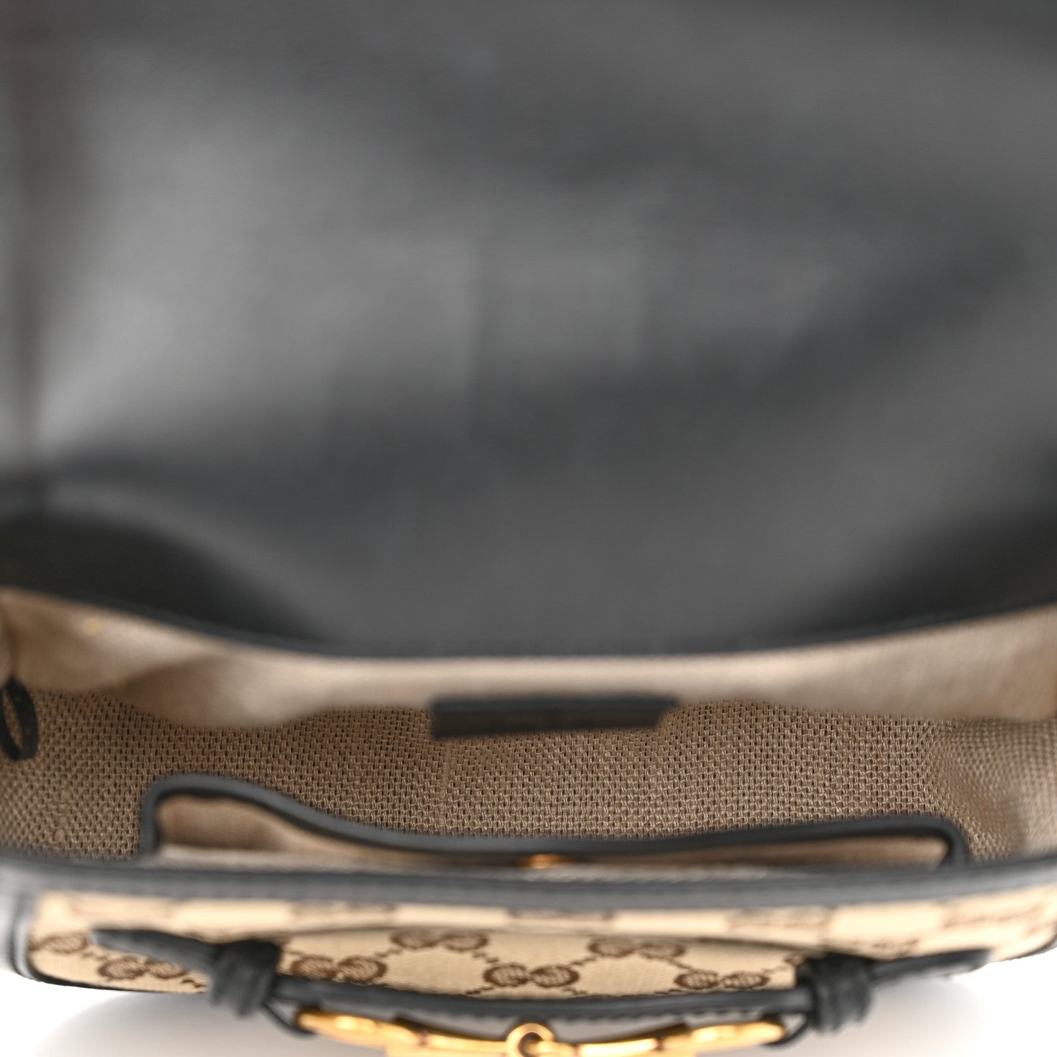 Gucci Monogram Small Lady Web Shoulder Bag Beige Black 4 of 9
