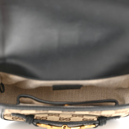 Gucci Monogram Small Lady Web Shoulder Bag Beige Black 4 of 9