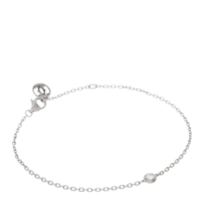 Cartier 18K White Gold Diamond SM D'Amour Bracelet 1 of 3