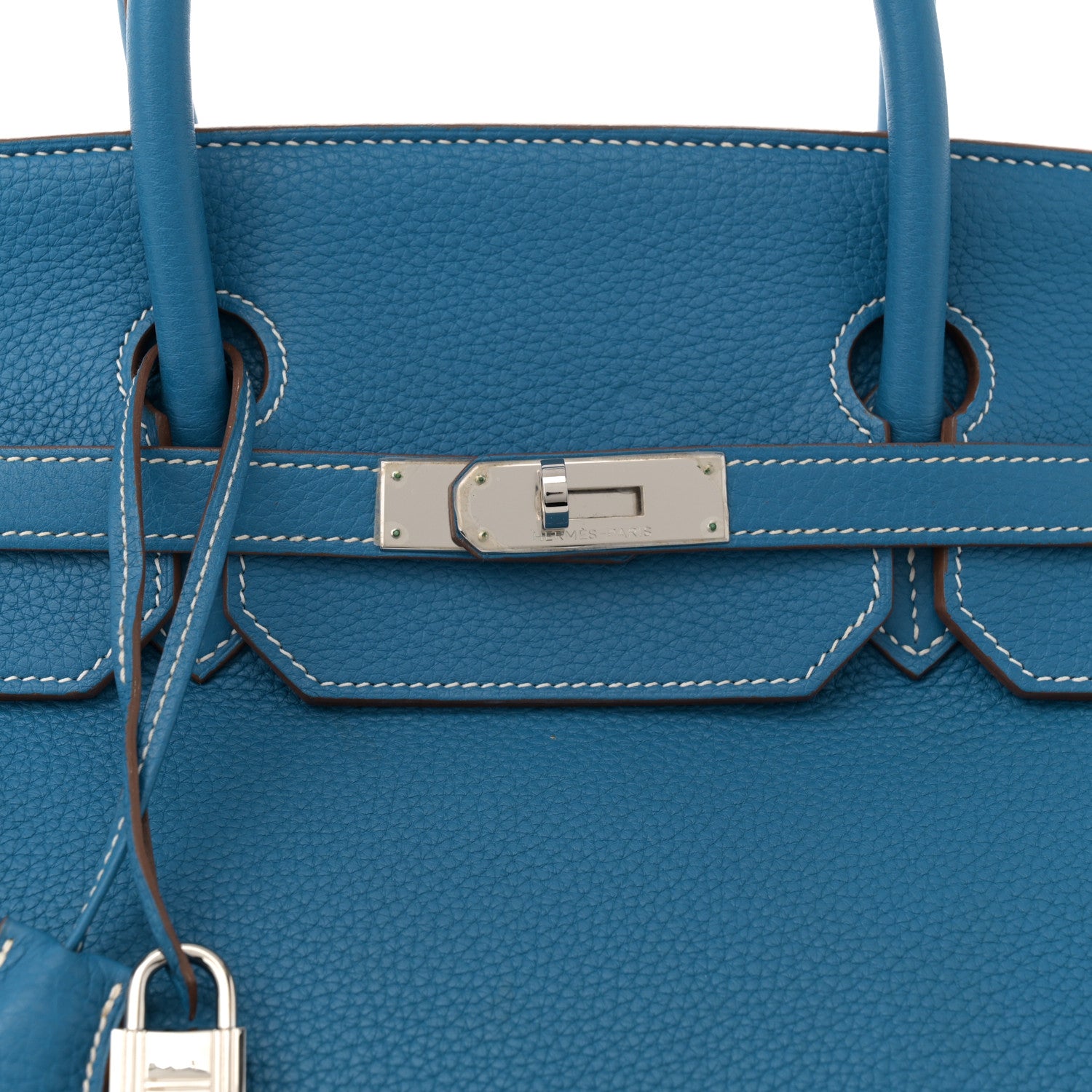 Hermes Togo Eclat Birkin 40 Mykonos White 8 of 11