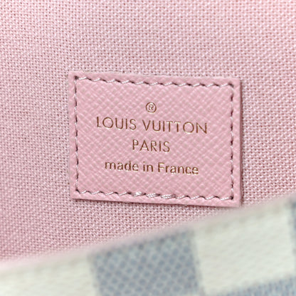 Louis Vuitton Damier Azur Calfskin Pochette Felicie Eau de Rose 7 of 11