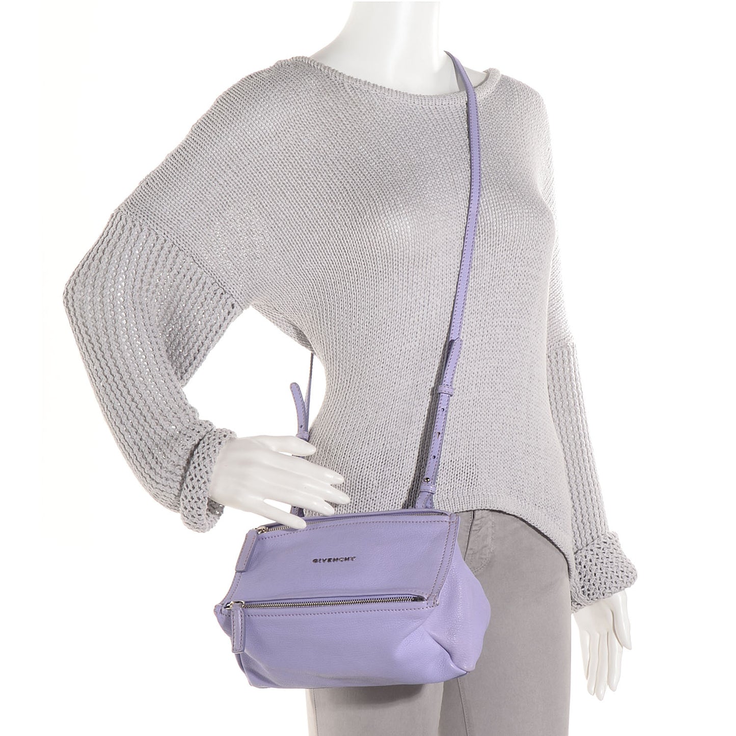 Sugar Goatskin Mini Pandora Lilac