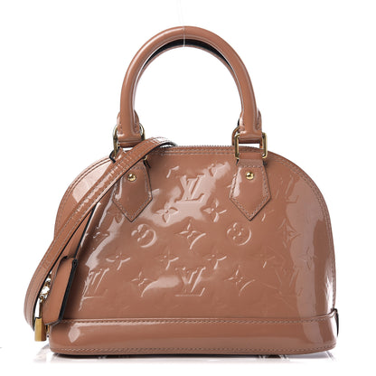 Louis Vuitton Vernis Alma BB Rose Velours 1 of 8