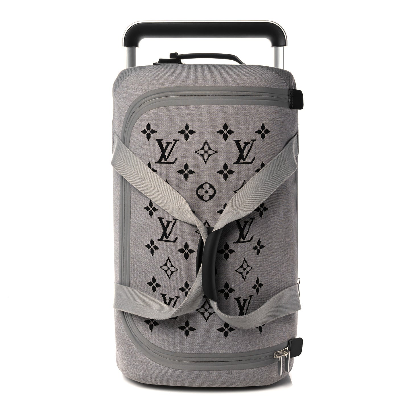 Knit Monogram Horizon Soft Duffle 55 Grey
