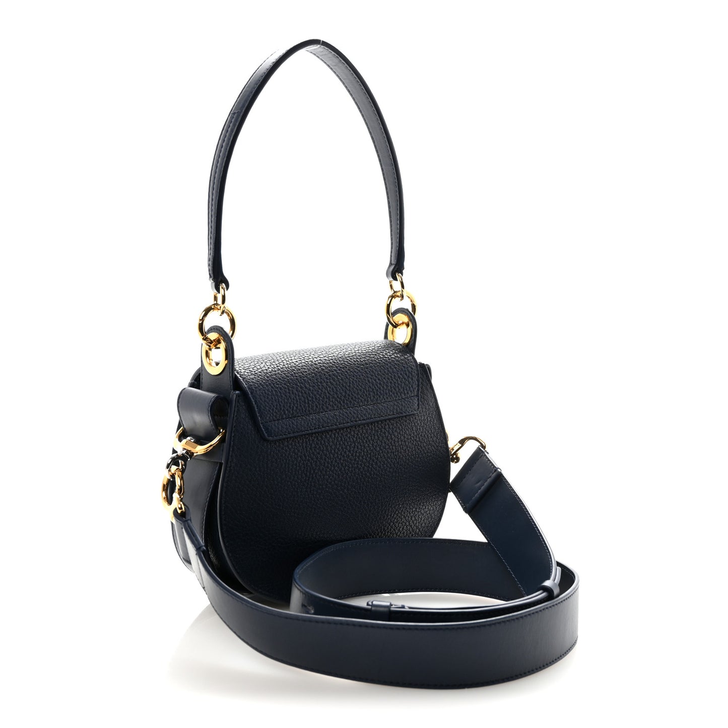 Calfskin Small Tess Bag Deep Ocean Blue