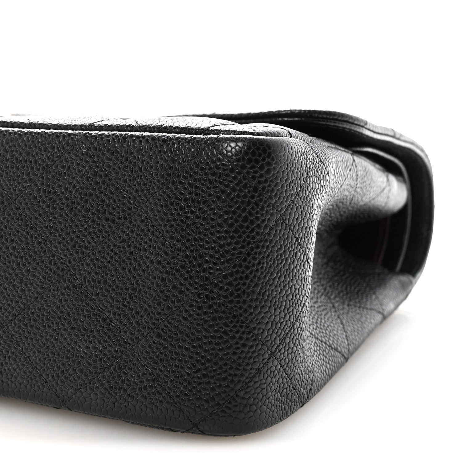 Chanel Caviar Quilted Jumbo Double Flap Black 11 of 12