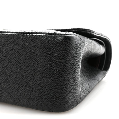 Chanel Caviar Quilted Jumbo Double Flap Black 11 of 12