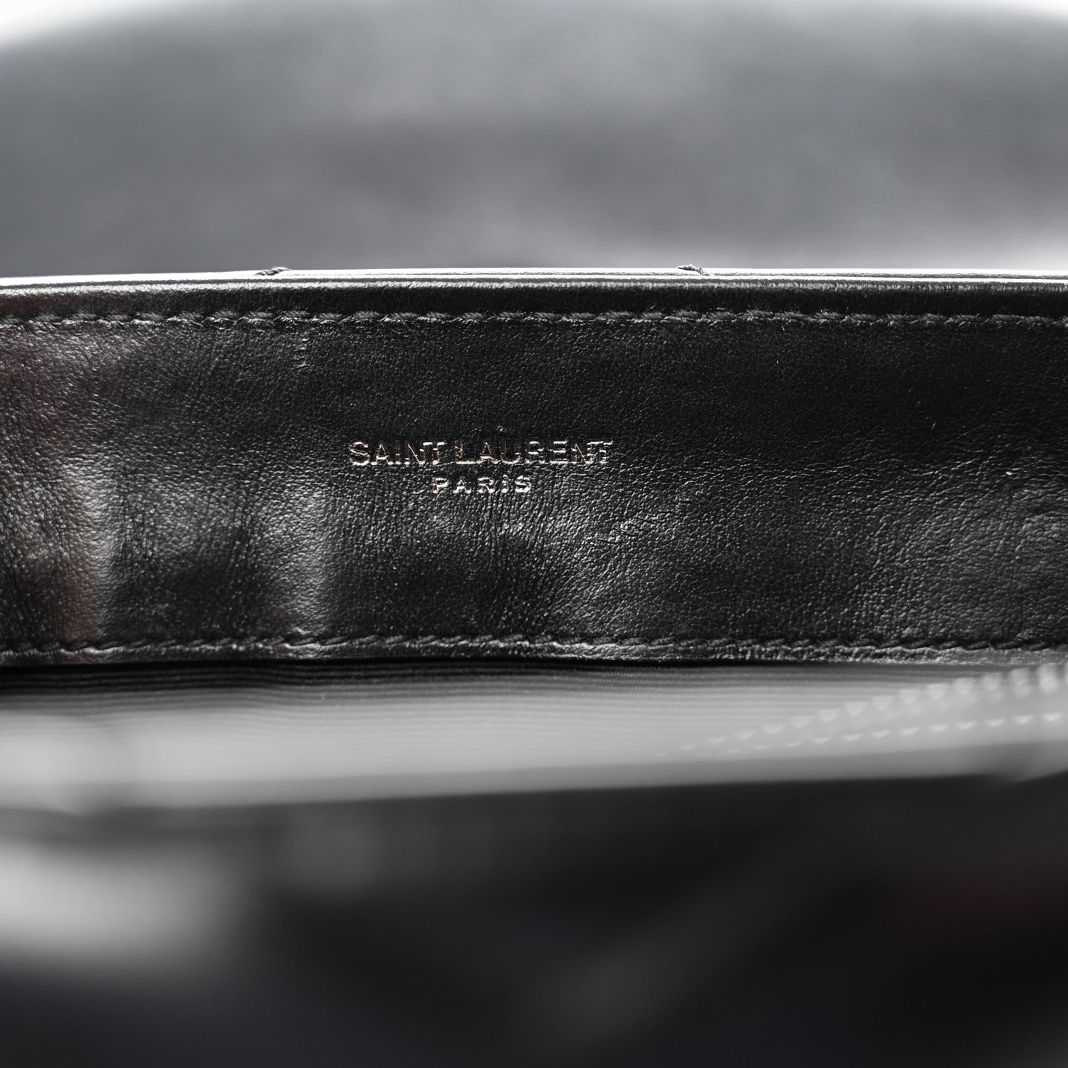 Saint Laurent Calfskin Y Quilted Monogram Monochrome Small Loulou Chain Satchel Black 6 of 13