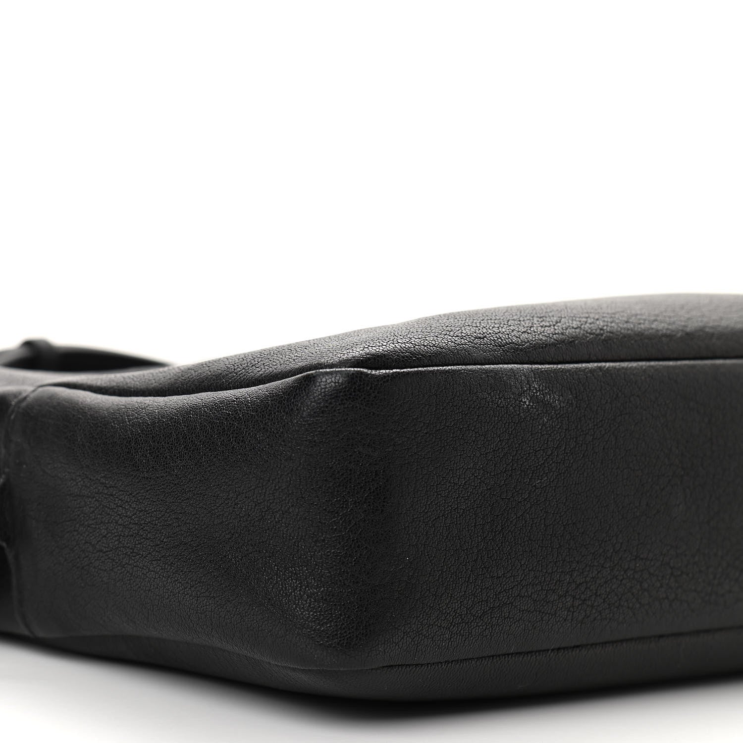 Saint Laurent Lambskin Monogram Embossed Small Lou Camera Bag Black 8 of 10