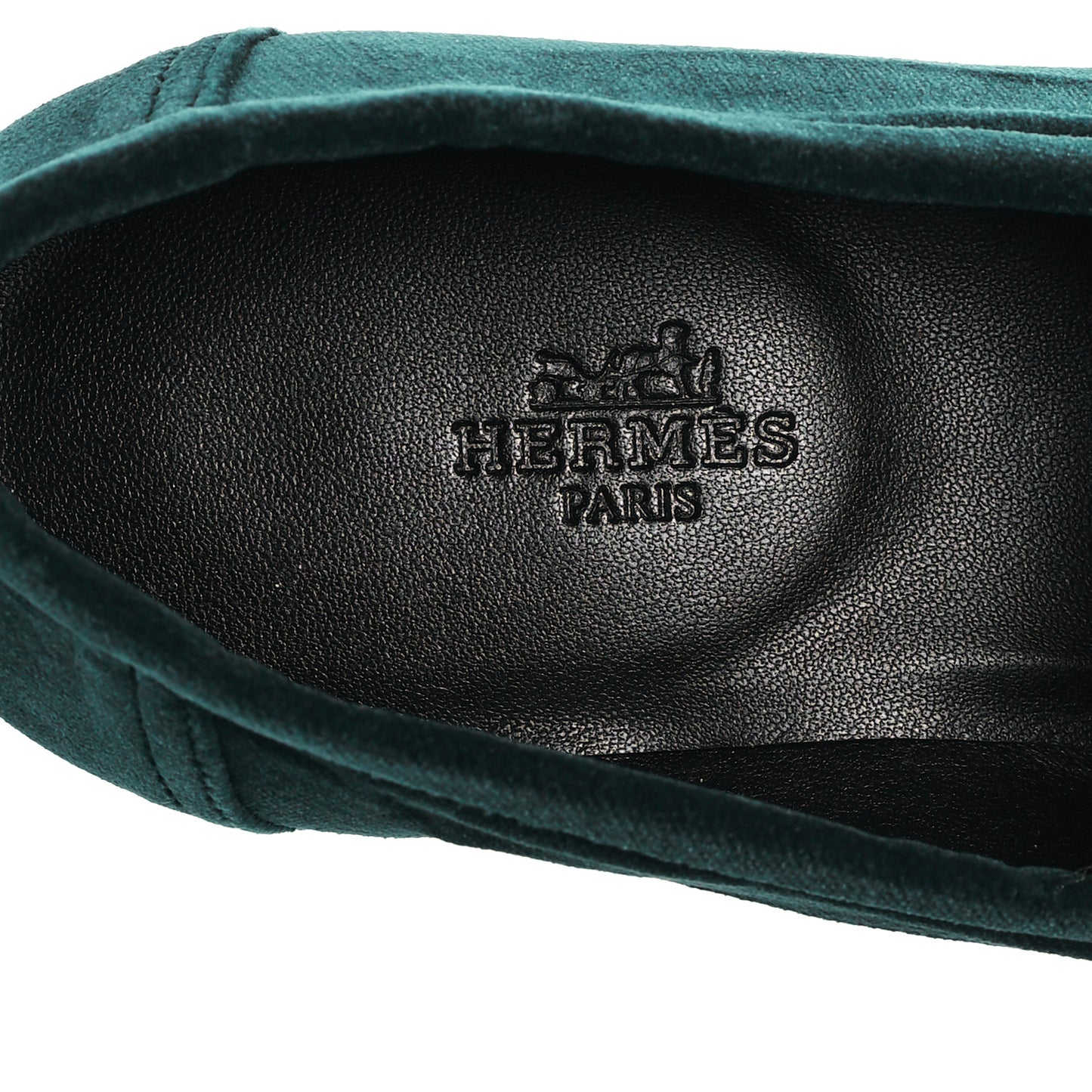 Velvet Womens Paris Loafers 36 Vert Fonce