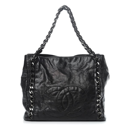 Chanel Glazed Caviar Modern Chain Tote Black 1 of 14