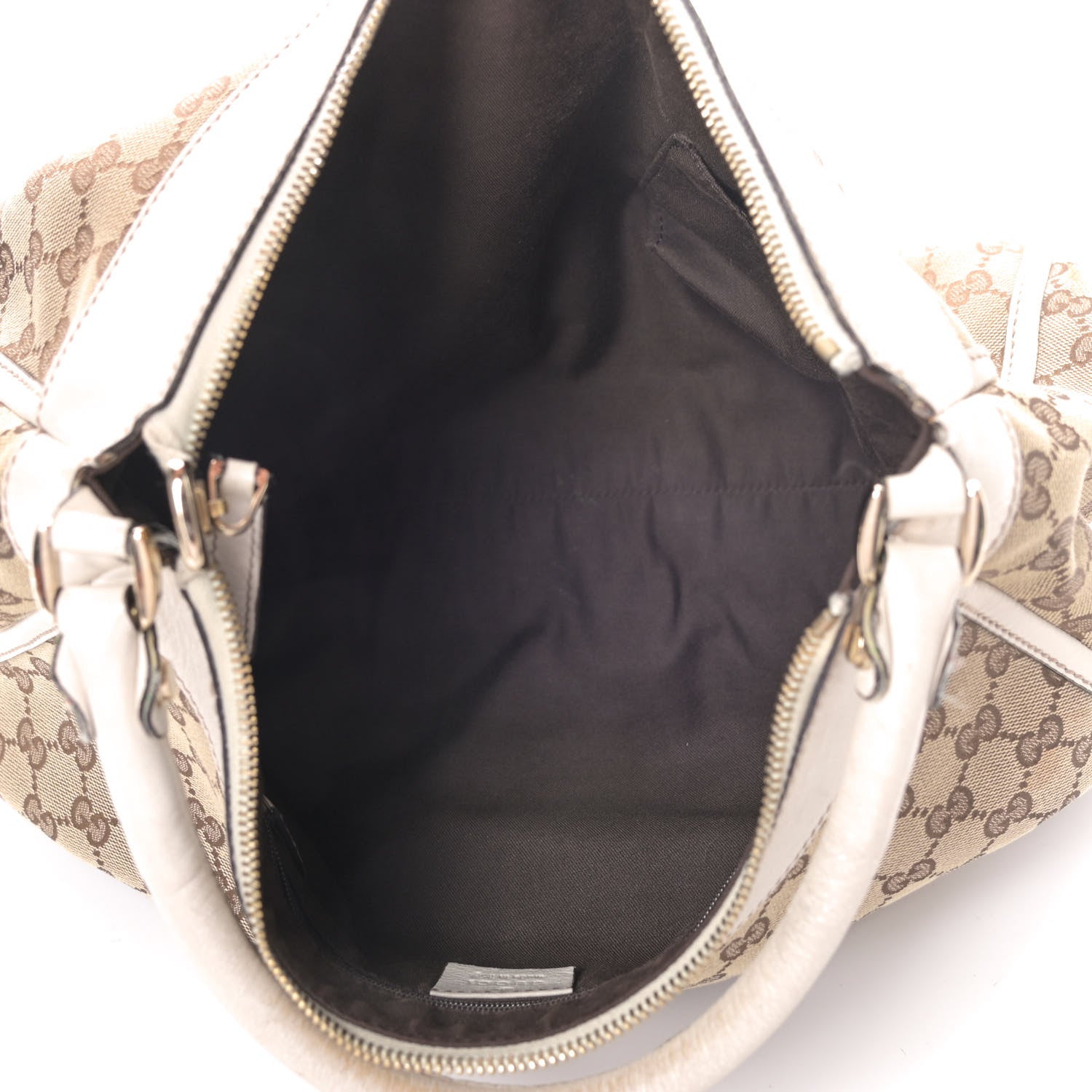 Gucci Monogram Large D Gold Hobo Off White 4 of 4
