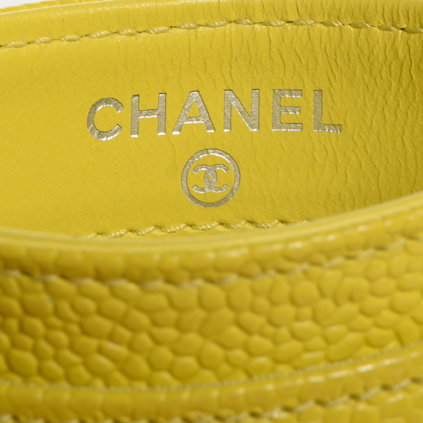 Caviar CC Timeless Card Holder Yellow