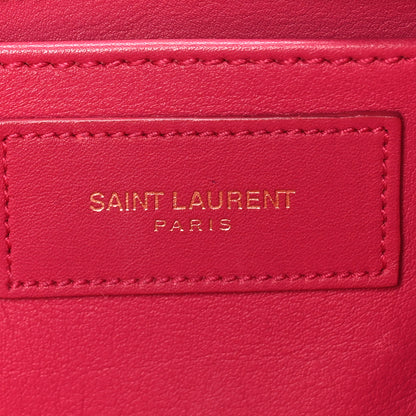 Saint Laurent Calfskin Small Classic Y Cabas Fuchsia 6 of 14