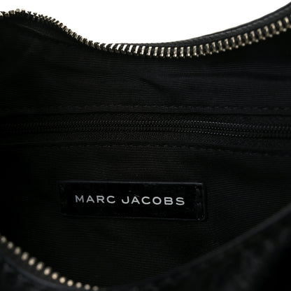 Marc Jacobs Crinkled Calfskin Cruiser Crescent Bag Black 6 of 9