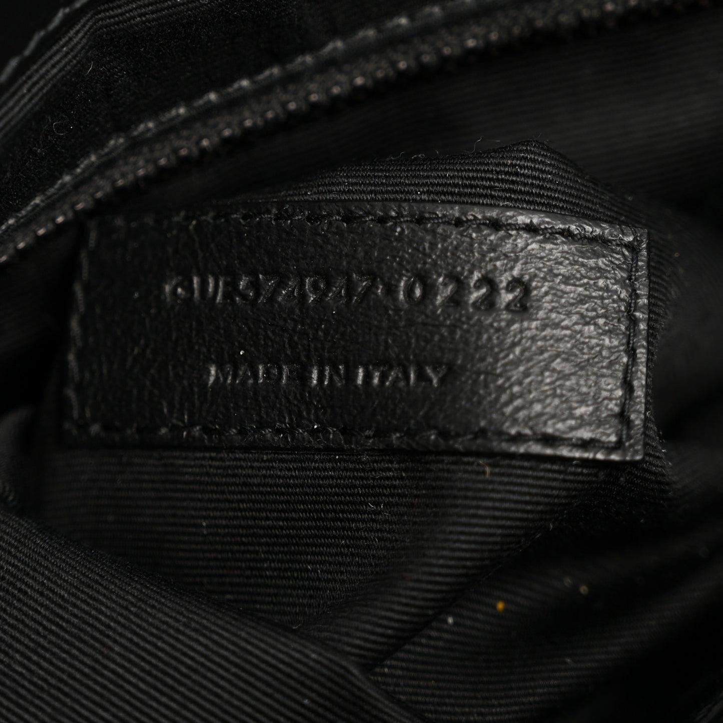 Calfskin Y Quilted Monogram Large Loulou Chain Satchel Black