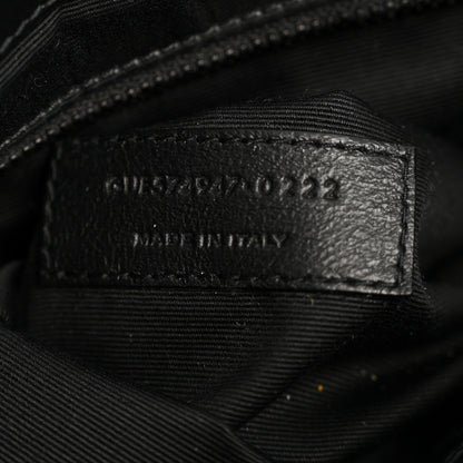 Saint Laurent Calfskin Y Quilted Monogram Large Loulou Chain Satchel Black 7 of 17