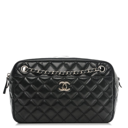 Chanel Lambskin Quilted Medium Camera Case Black 1 of 7