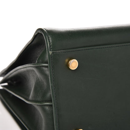 Saint Laurent Calfskin Small Sac De Jour Dark Green 9 of 13