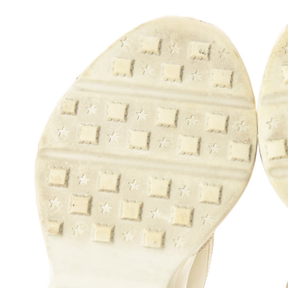 Gucci Calfskin Logo Womens Rhyton Sneakers 35.5 Ivory 13 of 16
