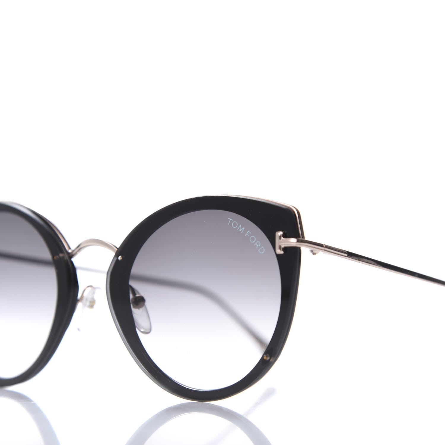 Tom Ford Jess Cat Eye Sunglasses TF683 Black 7 of 8
