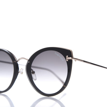 Tom Ford Jess Cat Eye Sunglasses TF683 Black 7 of 8