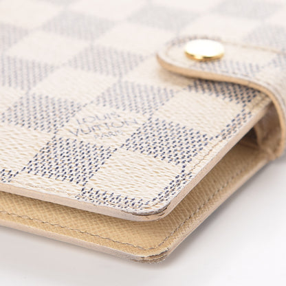 Louis Vuitton Damier Azur Small Ring Agenda Cover 9 of 11