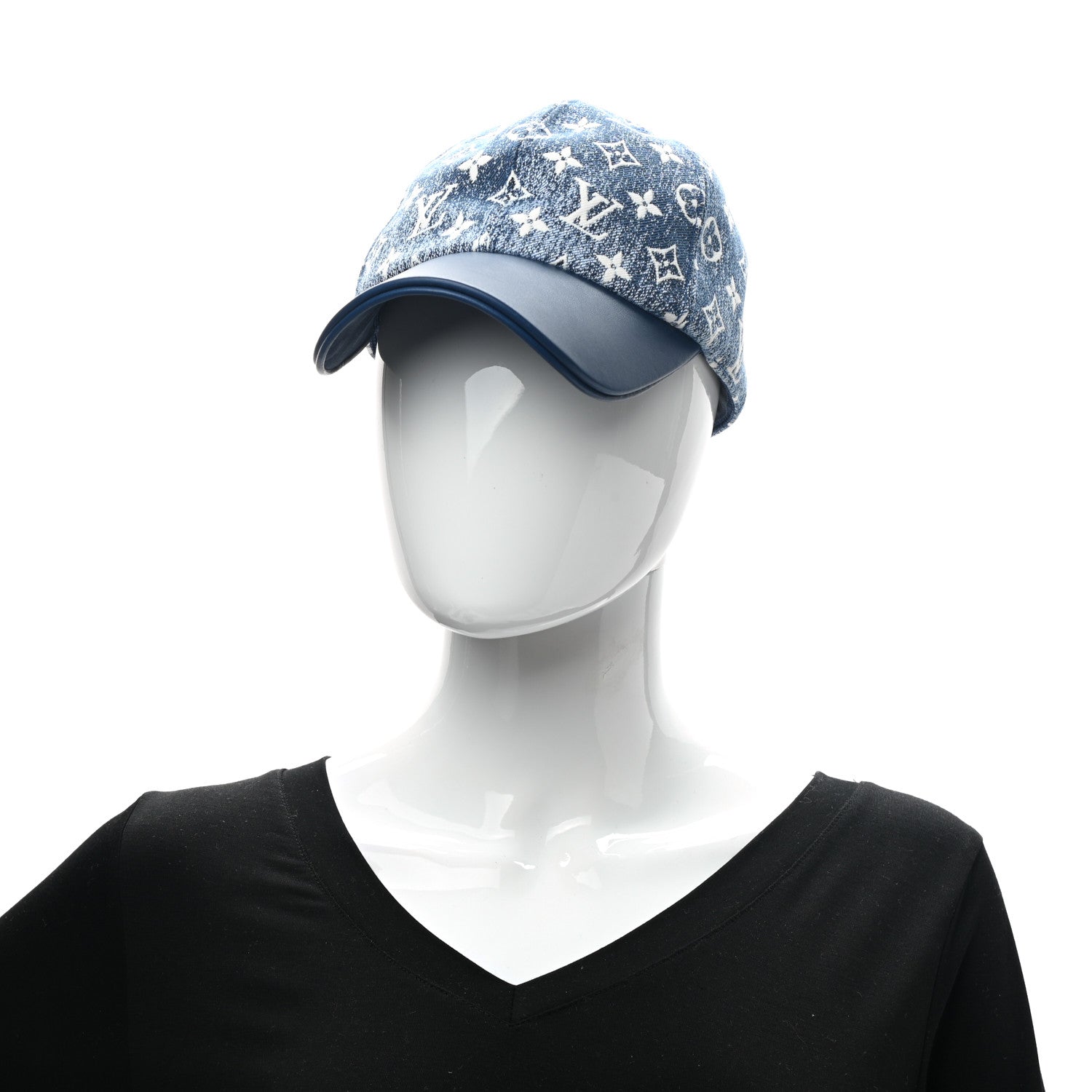 Louis Vuitton Monogram Jacquard Cap M Blue 2 of 9