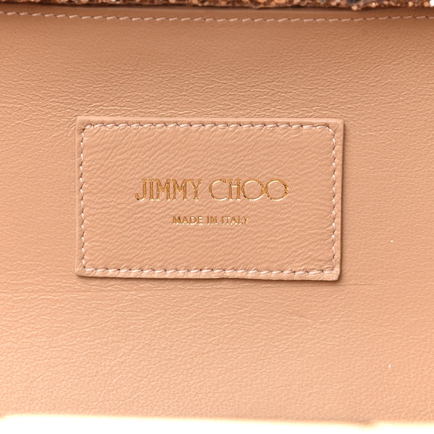 Coarse Glitter Ellipse Clutch Ballet Pink