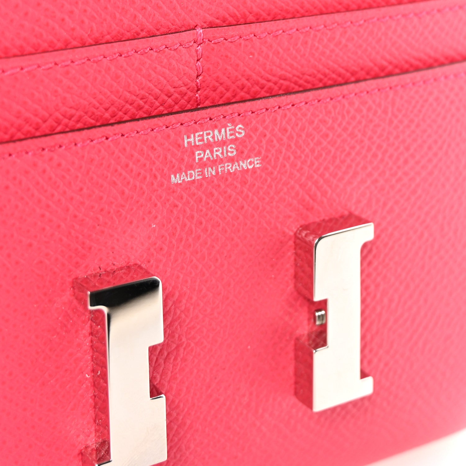 Hermes Epsom Constance Short Wallet Rose Extreme 6 of 7