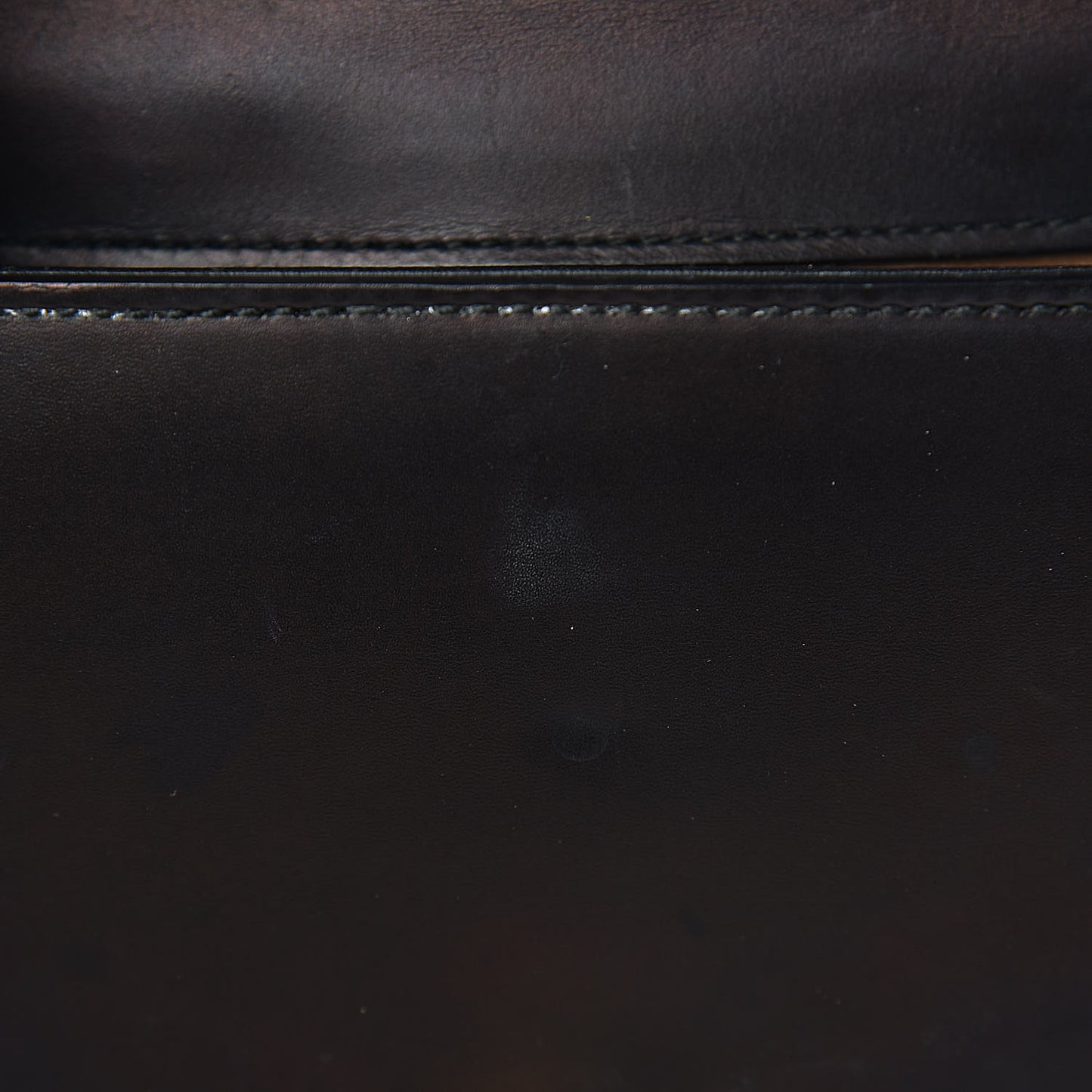 Calfskin Mini Sylvie Chain Shoulder Bag Black
