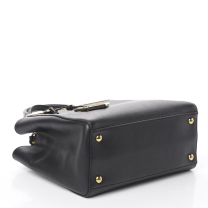 Fendi Vitello Elite Petite 2Jours Tote Black 3 of 8