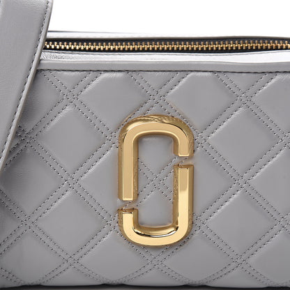 Marc Jacobs Calfskin Quilted The Softshot 21 Bag Grey 11 of 11